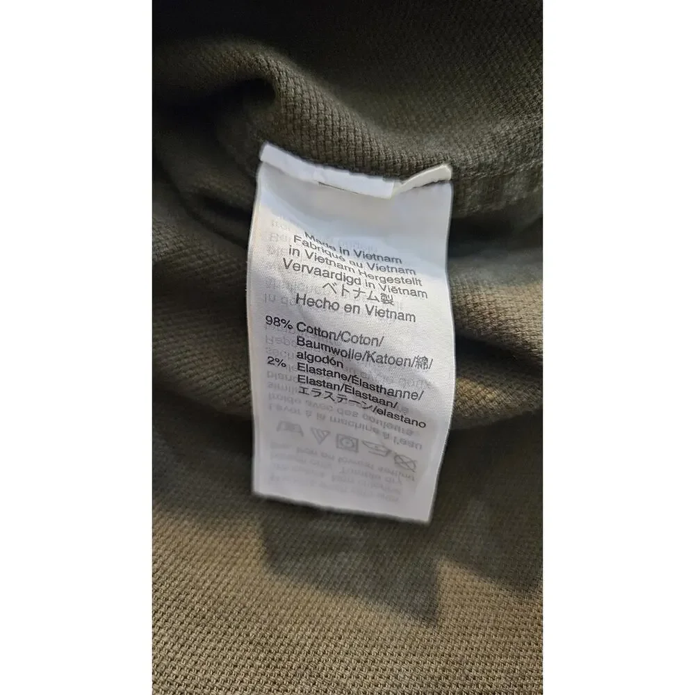 MADEWELL Raw Hem A-Line Mini Skirt Olive Green Snap Closure Pockets Size 6 - Picture 7 of 8